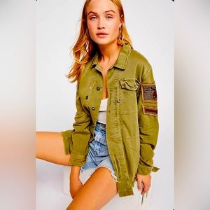 Free People embellished shacket